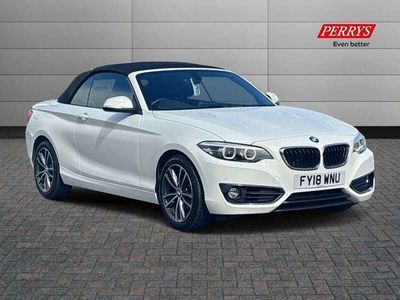 used BMW 218 2 Series Convertible i Sport 2dr [Nav] Step Auto
