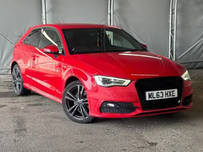 Used Audi A3 S-Line 2013 Red Hatchback