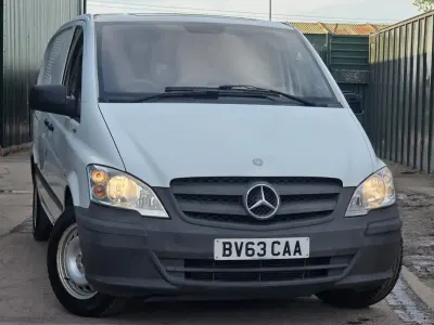 Begagnad Mercedes Vito 2013 Vit Van