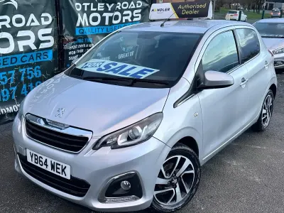 Second-hand Peugeot 108 Allure 82 CP (60 kW) 2014 Argintiu Hatchback