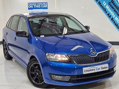 Used Skoda Rapid Sport 105 HP (77 kW) 2015 Blue Hatchback
