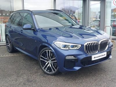 Blue Used 2021 BMW X5 M Sport SUV | £40,998 (Good price)