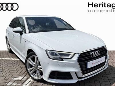 used Audi A3 Sportback (2019/19)S Line 35 TFSI 150PS S Tronic auto 5d