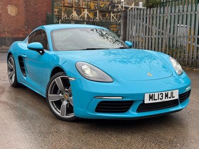 Used Porsche Cayman 2018 Blue Coupe