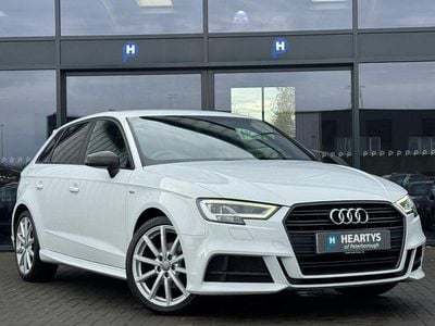 White Used 2018 Audi A3 Sportback Black Edition Hatchback | £13,490 (Fair price)