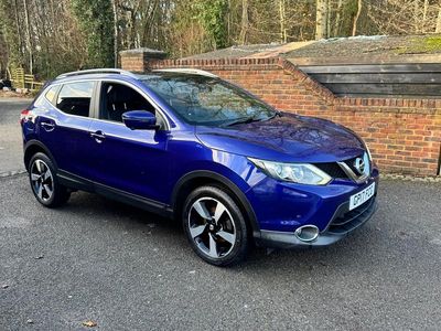Blue Used 2017 Nissan Qashqai N-Vision SUV | £8,495 (Fair price)