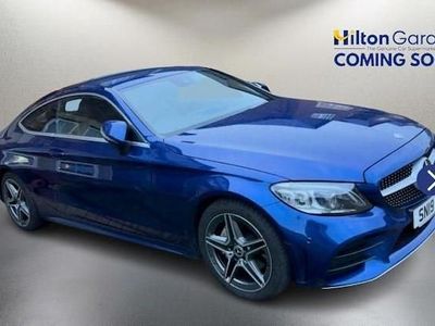 Blue Used 2019 Mercedes C220 AMG line Coupe | £18,000 (Fair price)