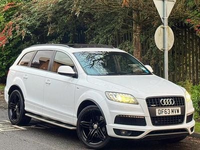 White Used 2014 Audi Q7 S-line plus SUV | £13,495 (Fair price)