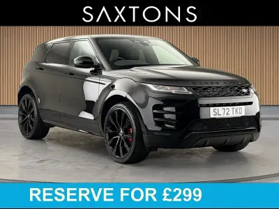 Used Land Rover Range Rover evoque S 305 HP (224 kW) 2022 Santorini black Hatchback