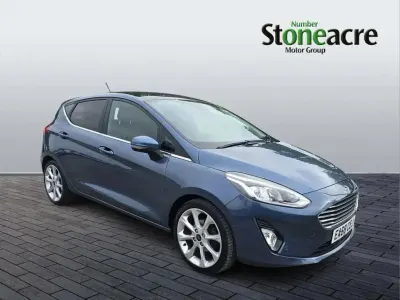 Used Ford Fiesta Titanium X 100 HP (73 kW) 2018 Blue Hatchback