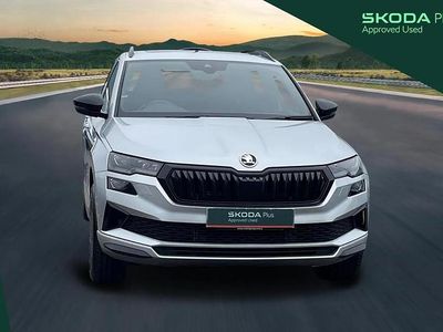 Used Skoda Karoq SportLine 187 HP (137 kW) 2023 Brilliant silver metallic SUV