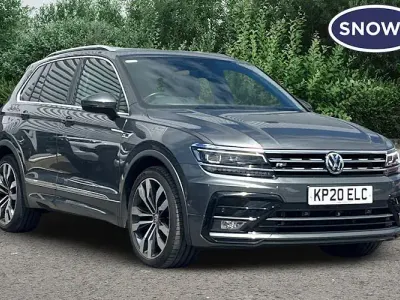 Usado VW Tiguan R-line 150 HP (110 kW) 2020 Cinzento SUV