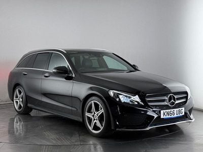 Black Used 2016 Mercedes C250 AMG Line Premium Plus Estate | £14,300 (Fair price)