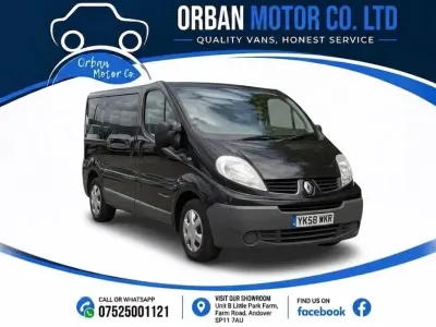 Used Renault Trafic 115 HP (84 kW) 2008 Black MPV