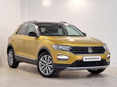 Używany VW T-Roc Design 150 KM (110 kW) 2021 Żółty SUV