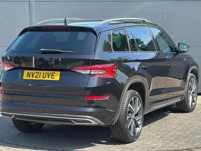 Used Skoda Kodiaq SportLine 196 HP (144 kW) 2021 Black SUV