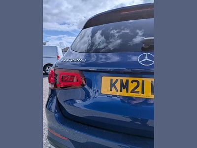 Used Mercedes GLC220 AMG Line Premium 191 HP (140 kW) 2021 Blue SUV