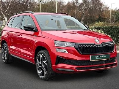 Used Skoda Karoq SportLine 187 HP (137 kW) 2025 Velvet red metallic SUV