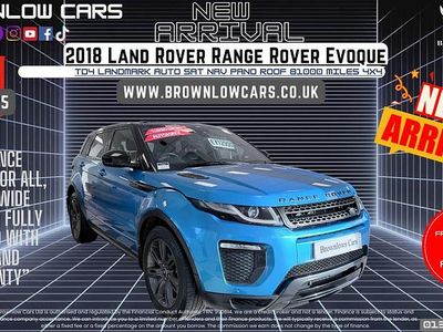 Blue Used 2018 Land Rover Range Rover evoque Landmark Estate | £12,995 (Fair price)