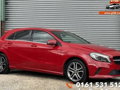 Used Mercedes A200 Sport Edition 136 HP (100 kW) 2018 Red Hatchback