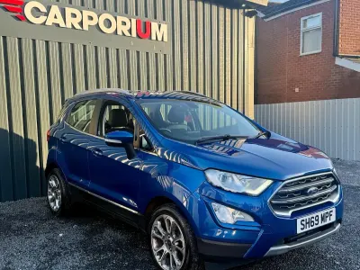 Used Ford Ecosport Titanium 125 HP (91 kW) 2019 Blue SUV