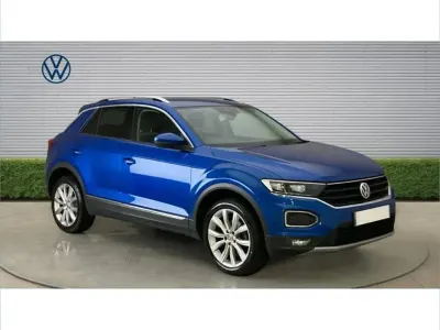 Used VW T-Roc SEL 150 HP (110 kW) 2019 Blue SUV