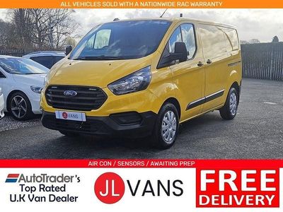Used Ford Transit Custom 105 HP (77 kW) 2022 Yellow Van
