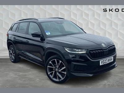Used Skoda Kodiaq SportLine 150 HP (110 kW) 2023 Black magic pearl effect SUV