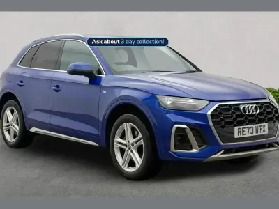 Used Audi Q5 S-Line 265 HP (194 kW) 2023 Blue SUV