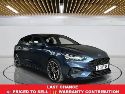 Used Ford Focus ST-Line X 155 HP (114 kW) 2020 Blue Hatchback