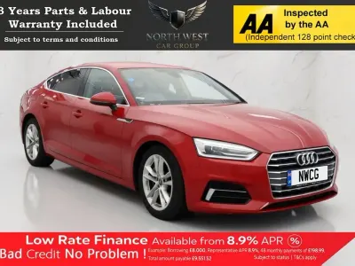 Used Audi A5 Sportback Sport 190 HP (139 kW) 2017 Red Hatchback