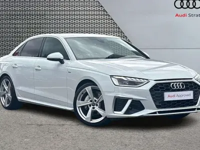 Used Audi A4 S-Line 204 HP (150 kW) 2024 White Sedan