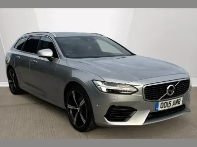 Used Volvo V90 R-Design Pro 390 HP (286 kW) 2019 Premium metallic  electric silver Estate