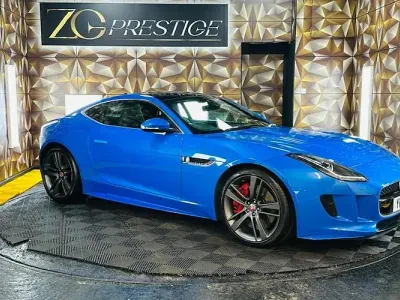 Used Jaguar F-Type S 381 HP (280 kW) 2016 Blue Coupe
