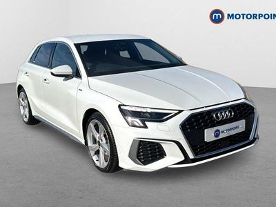 Used Audi A3 S-Line 2023 White Sedan