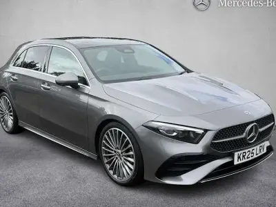 Used Mercedes A200 AMG line 163 HP (119 kW) 2025 Grey Hatchback