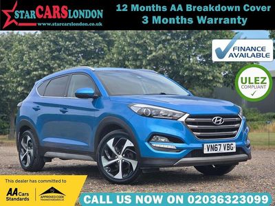 Blue Used 2017 Hyundai Tucson Edition SUV | £9,500 (Fair price)