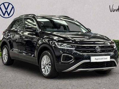 Black Used 2023 VW T-Roc Life SUV | £20,195 (Fair price)