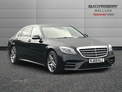 Used Mercedes S450 AMG line 2019 Black Sedan