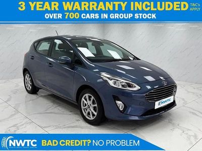 Used Ford Fiesta Zetec 100 HP (73 kW) 2019 Blue Hatchback