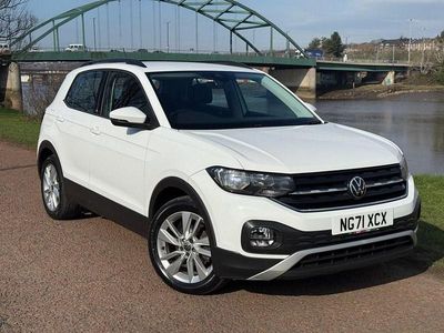 Used VW T-Cross SE 95 HP (69 kW) 2022 White SUV