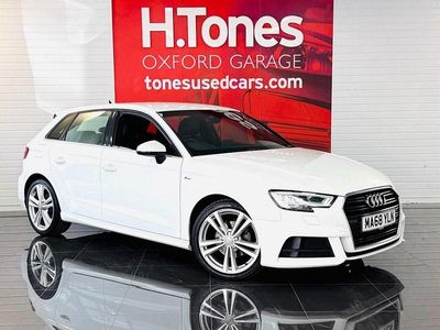 Used Audi A3 Sportback S-Line 116 HP (85 kW) 2018 White Hatchback