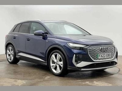Used Audi Q4 e-tron S-Line 150 kW (204 HP) 2023 Blue SUV
