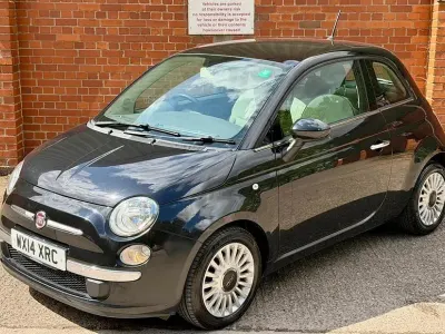 Used Fiat 500 Lounge 85 HP (62 kW) 2014 Black Hatchback