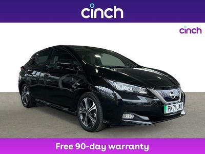 Black Used 2021 Nissan Leaf Tekna Hatchback | £11,699 (Expensive)