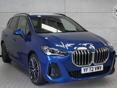 Used BMW 225 Active Tourer M Sport 242 HP (177 kW) 2022 Blue MPV