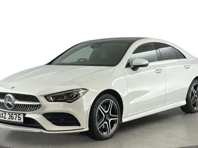 Used Mercedes CLA250e AMG Line Premium Plus 218 HP (160 kW) 2021 White Sedan