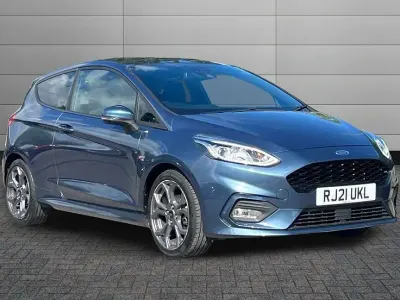 Used Ford Fiesta ST-Line 95 HP (69 kW) 2021 Blue Hatchback