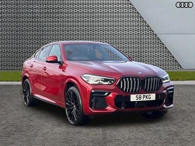 Used BMW X6 M Sport 281 HP (206 kW) 2022 Red SUV