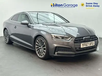 Used Audi A5 S-Line 190 HP (139 kW) 2017 Grey Coupe